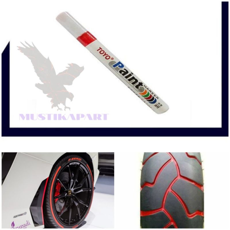 

Original Spidol Ban TOYO MERAH - Paint Marker Toyo Kualitas Terbaik IND