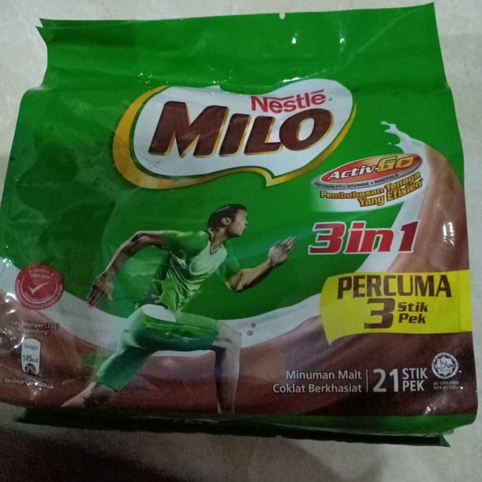 

MILO 3in1 STIK SACHET ISI 21 STIK