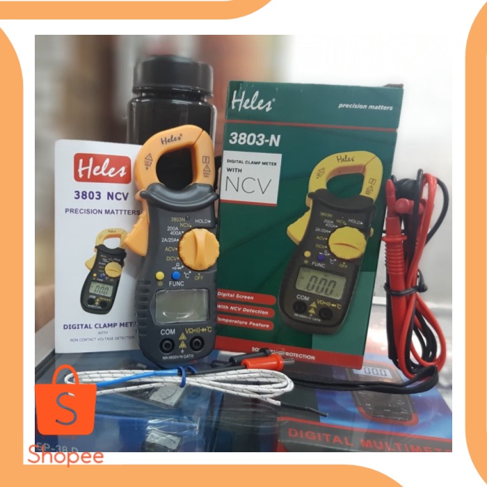 Unik last stok tang ampere heles 3803N digital clamp meter plus ncv 21MaZ2 Limited