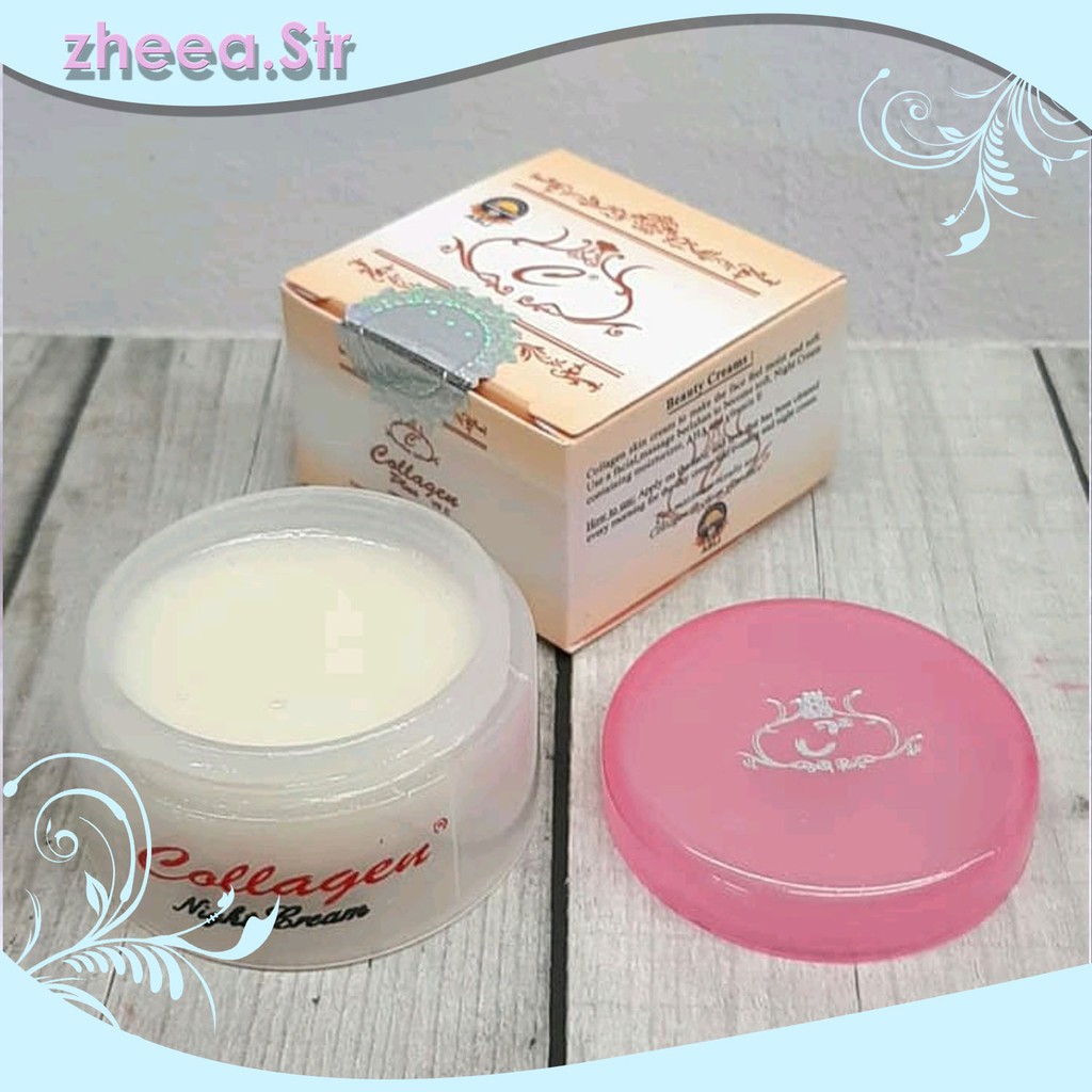 Cream Collagen Malam Original Bpom Perawatan Kecantikan Krim Pemutih Wajah Murah