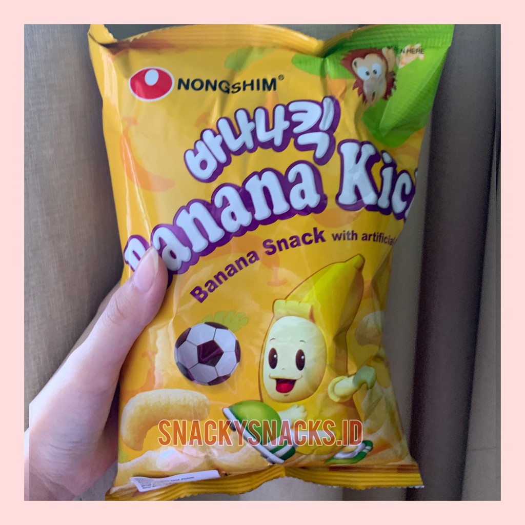 

NONGSHIM Banana Kick Snack - Makanan Ringan Korea 45GR