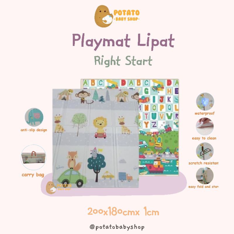 Right Start - Folding Mat / Playmat Karpet Lipat