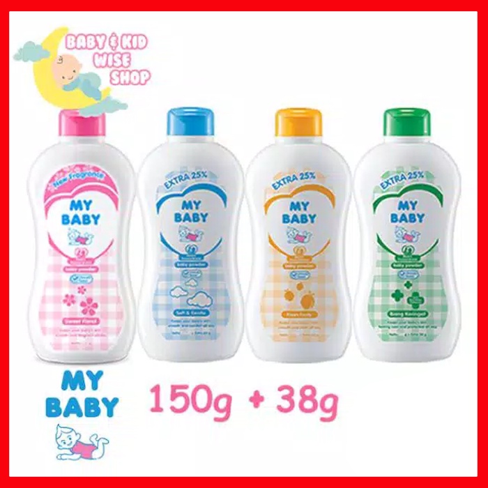 My Baby Powder Bedak Bayi 150g + 38g