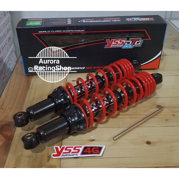 Barang Berkualitas Shock | Shockbreaker YSS Hybrid DTG 340mm Red racing balap motor kencang