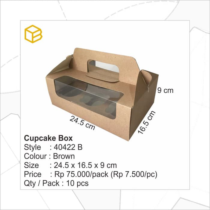 

Lihat Detal 40422 B TANPA INSERT | Box. Dus. Kemasan. Cupcake Box. Cake Box terlaris