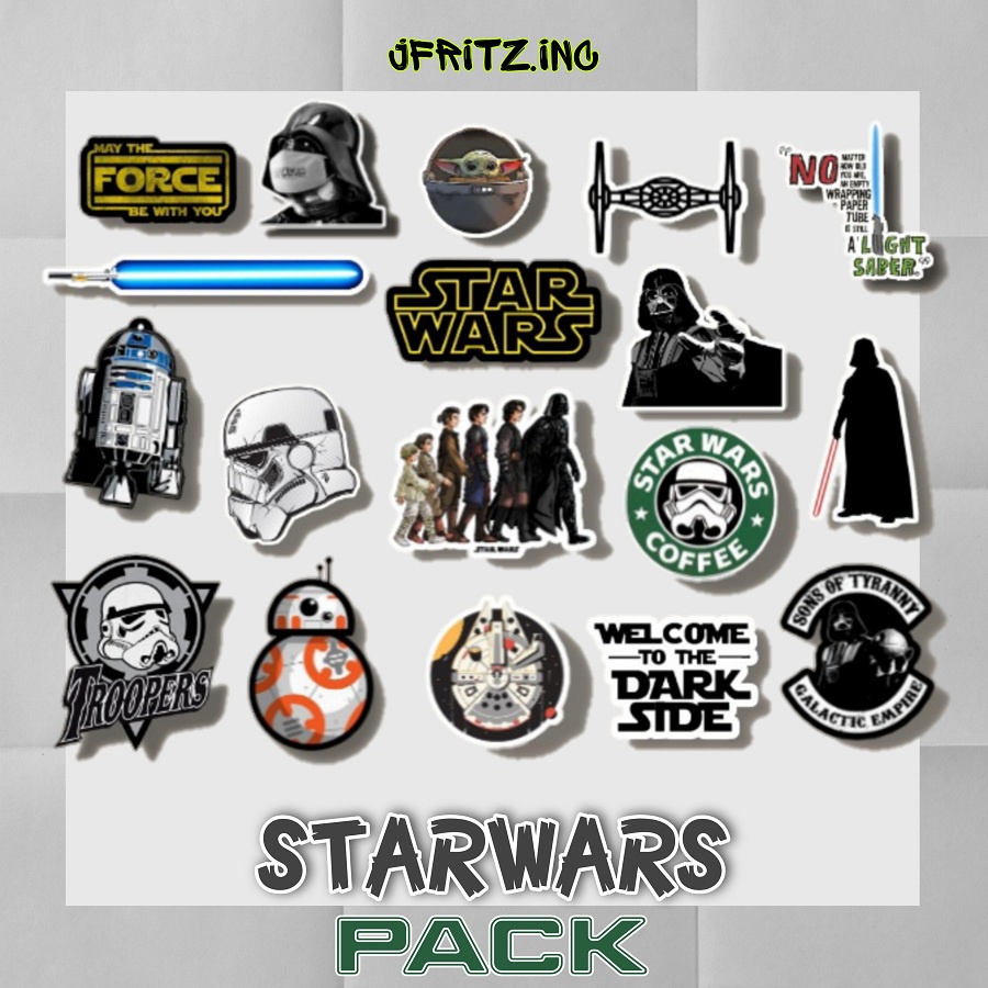 

STICKER PREMIUM WATERPROOFT STICKER AESTHETIC STIKER CASE HANDPHONE STIKER LAPTOP STIKER TUMBLR STIKER STARWARS PACK STIKER SCRAPBOOK STIKER LABEL STIKER DIY BUJO DECO STIKER SCI-FI STARWARS STICKER AESTHETIC