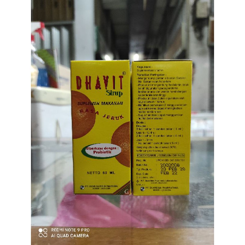 Dhavit / Dha Vit sirup