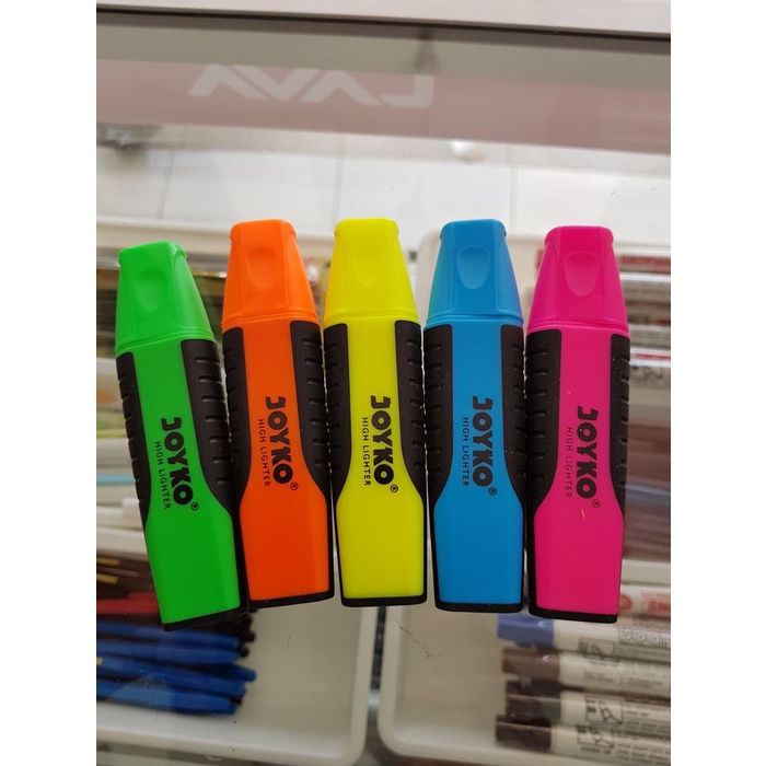 highlighter joyko spidol marker warna high lighter stationery murah