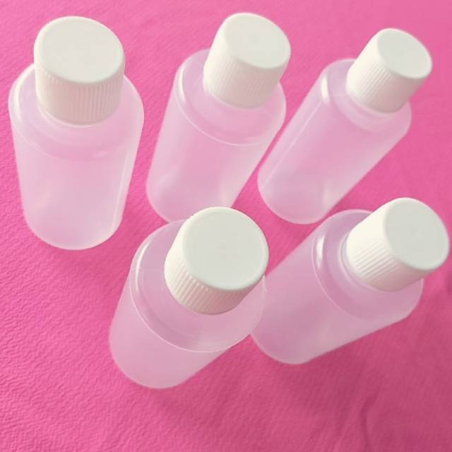 BOTOL PLASTIK 100 ml (tutup botol putar)