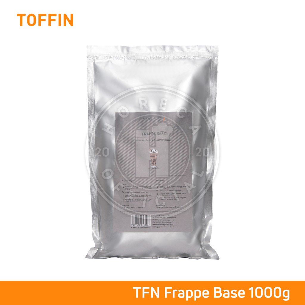 

TOFIN FRAPE POWDER ALL VARIANTS 1000GR / BUBUK FRAPE ANEKA RASA KEMASAN 1KG