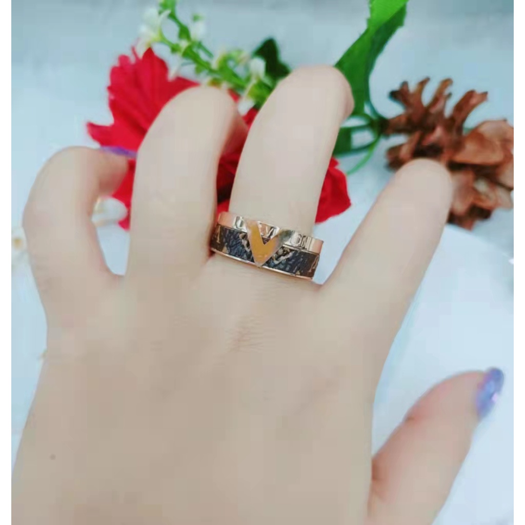 Cincin Titanium Permata Perhiasan Fashion Jewellery 1237-1238