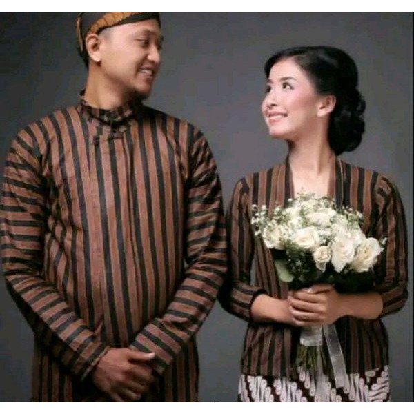 couple  baju  jawa surjan dan kebaya lurik Shopee  Indonesia  couple  baju  jawa surjan dan kebaya lurik Shopee  Indonesia
