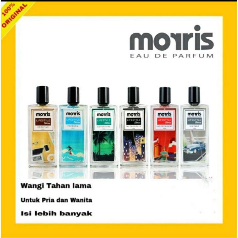 Morris parfum lifestyle edition 100ml / morris parfum pria