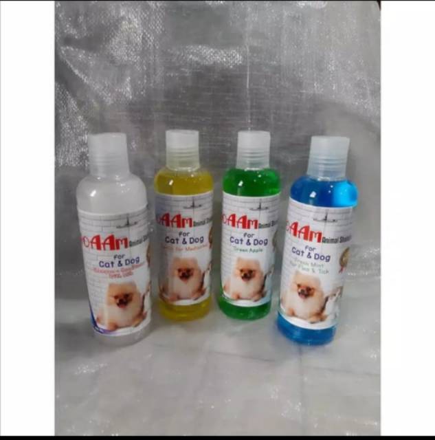 Shampoo anjing dan kucing boaam 250ml / dog and cat shampoo boaam 250ml / boaam cat and dog shampoo