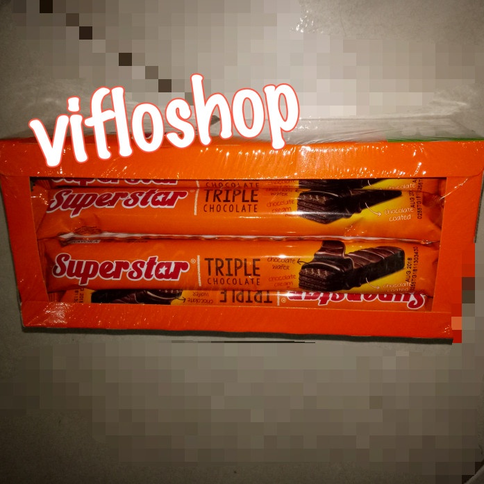 

Wafer-Biskuit- Wafer Superstar / Superman Triple Chocolate Kemasan Box (12 X 18 Gram) -Biskuit-