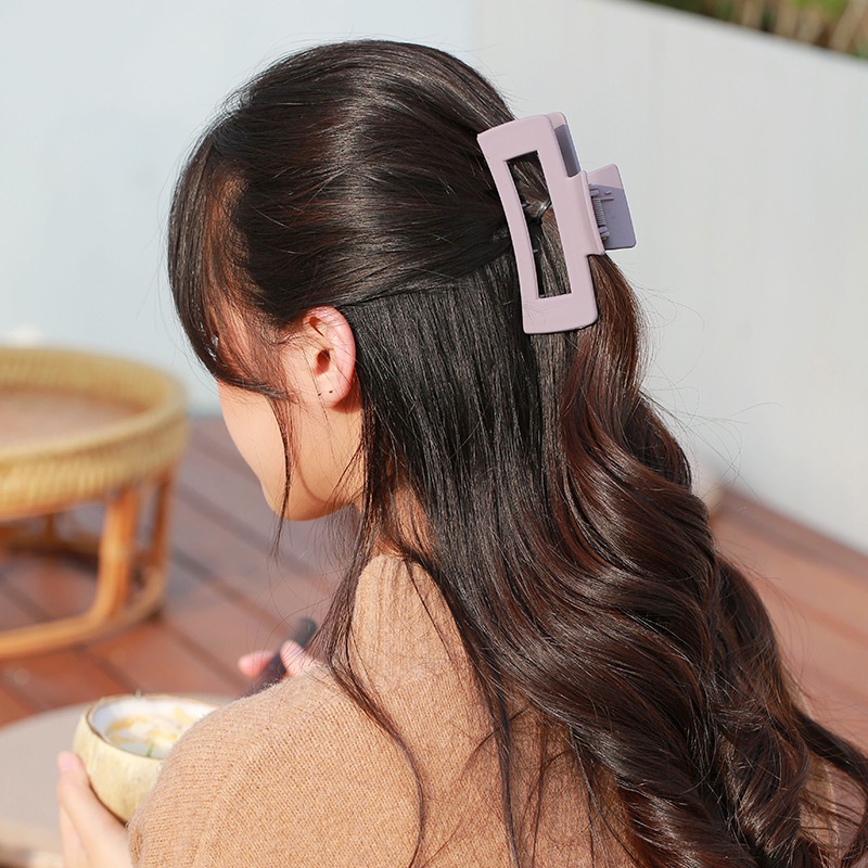 Jepit Rambut Bahan Akrilik Motif Bunga Untuk Wanita