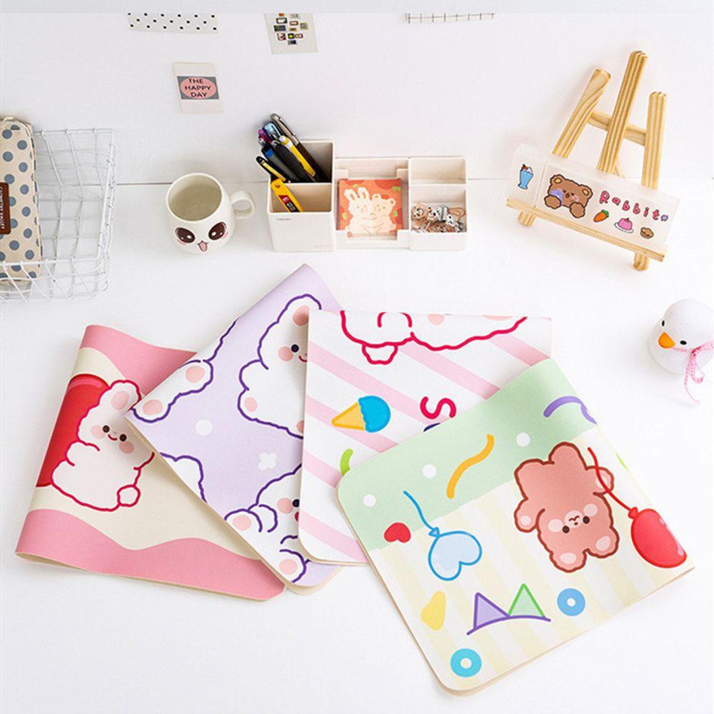 Pineapple Mouse Pad Cute Kawaii Dekorasi Rumah Ukuran Besar Antislip Alas Mouse Gaming Alas Gelas