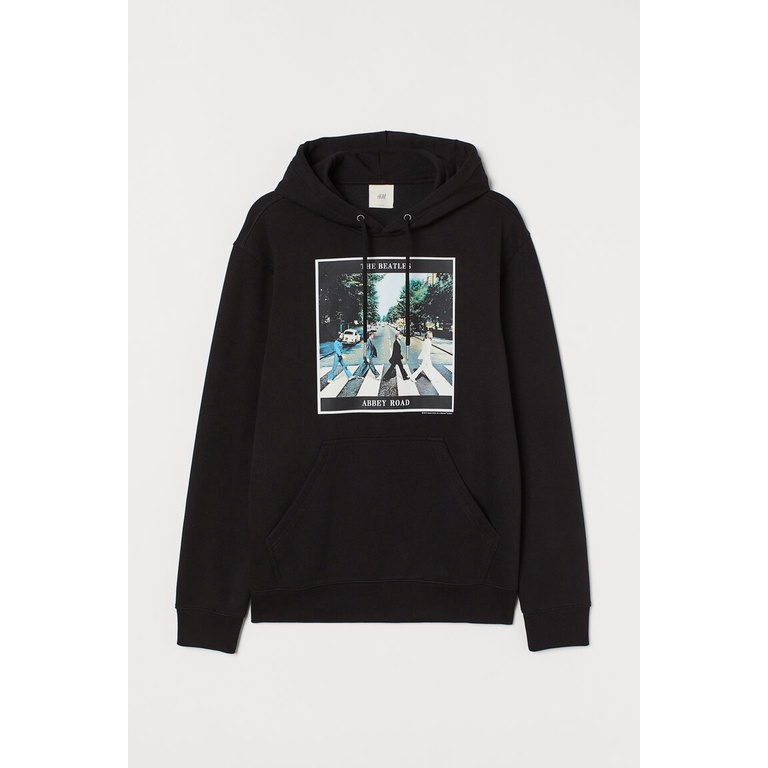 Hoodie The Beatles H&amp;M Pria Wanita Hoodie hnm the beatles original