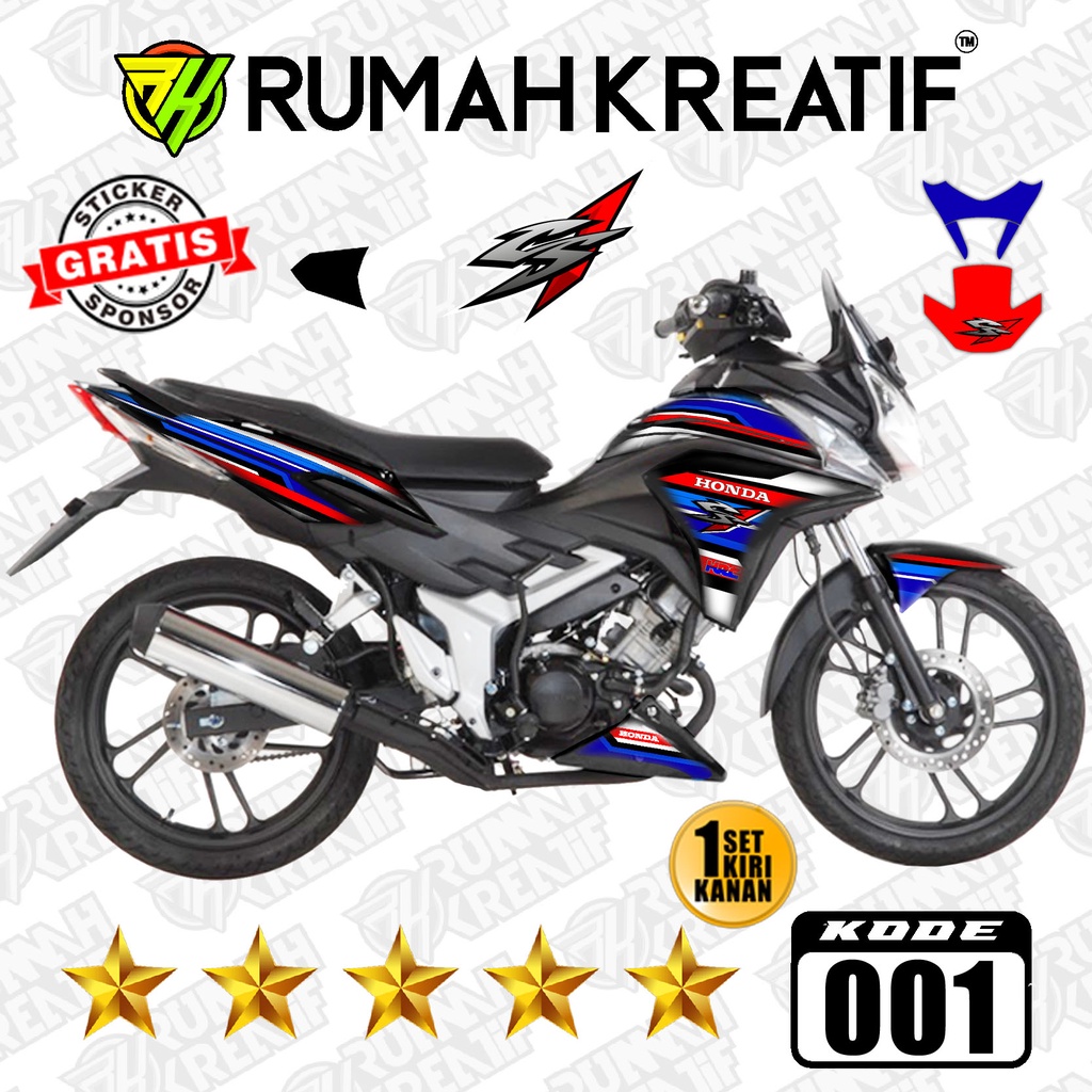 RK Juara Stiker CS 1 - Semi Fullbody - Stiker Honda CS 1 Variasi - RK-A