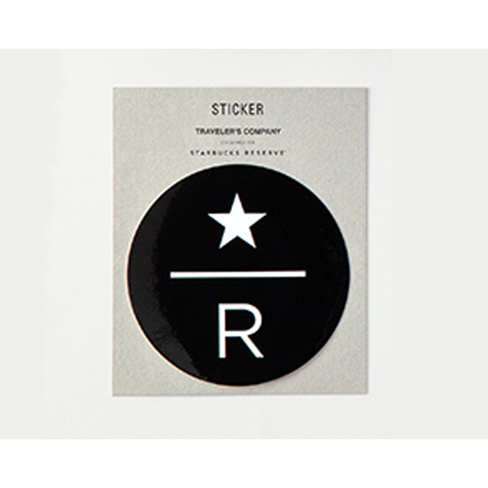 

Traveler's Factory Sticker Circle Starbuck Roastery Black