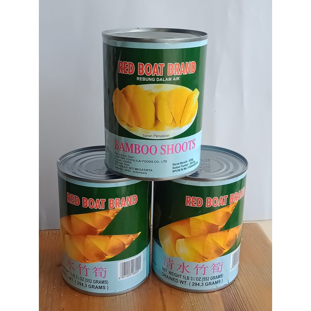 

Red boat brand bamboo shoots rebung dalam air