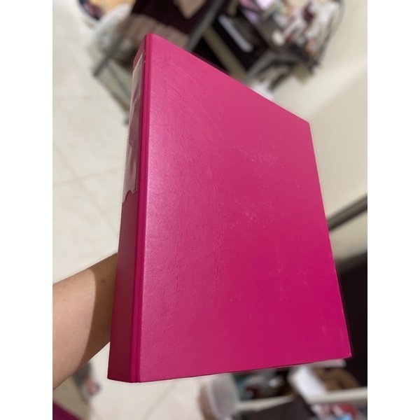 preloved bantex A4 3ring for photocard with 20 page 9p pc holder