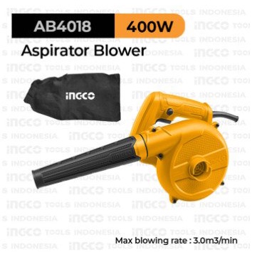 Mesin Blower Angin INGCO AB4018 Mesin Hand Blower INGCO AB4018 Alat Tiup Peniup Pembersih Debu Udara