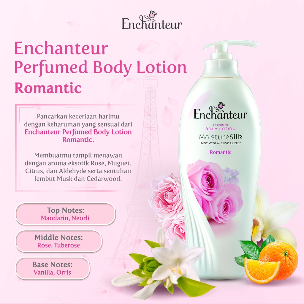 Enchanteur Perfumed Body Lotion SATIN SMOOTH