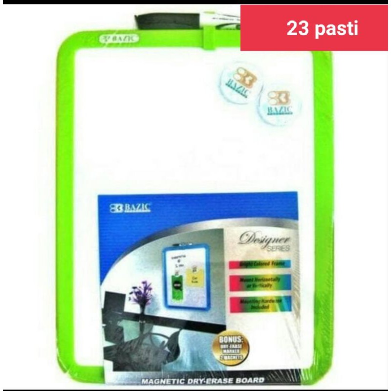

papan tulis magnetic white board 22x29