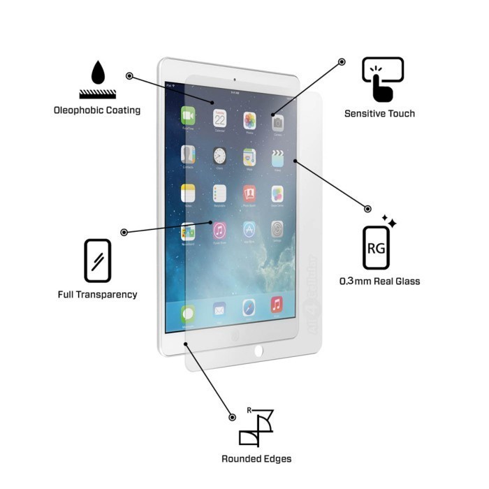 IPad 9 10.2 Tempered Glass 9H Premium Anti Gores Kaca