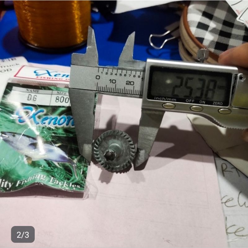 part main gear reel saja untuk Xenon dg ukuran 800 1000 2000 4000