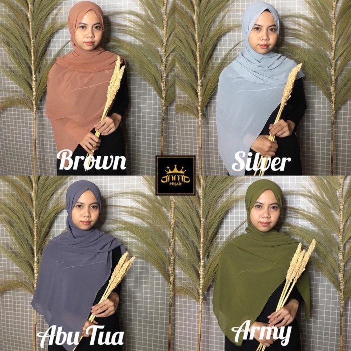 queenalmoss bisa COD HIJAB PASHMINA CERUTY BABYDOLL PREMIUM MURAH HARGA GROSIR BANDUNG - Wardah