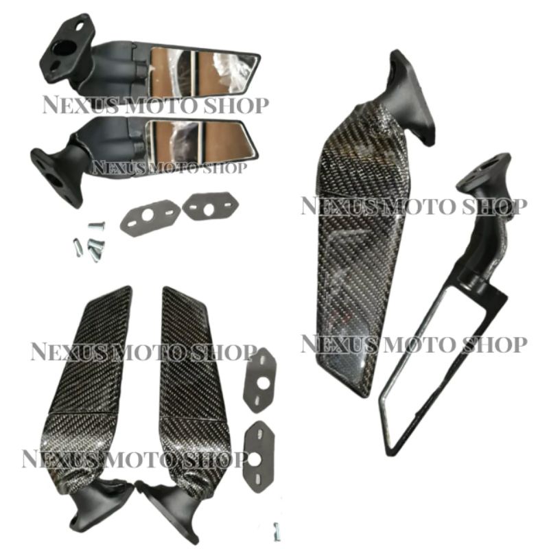 Spion winglet carbon ninja250fi ninja250sl mono ninja 250R karbu