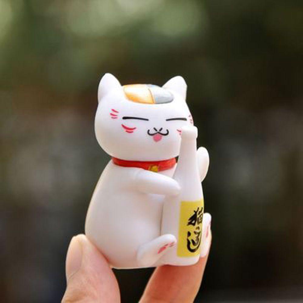 Agustina Natsume Yuujinchou Hadiah Anak Anime Jepang Mini PVC Kartun Figure Nyanko Sensei Figure