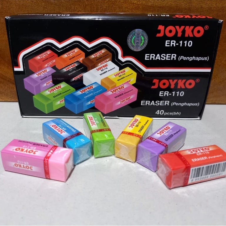 Joyko Penghapus Eraser ER-110 Full Colour Lucu Unik Murah