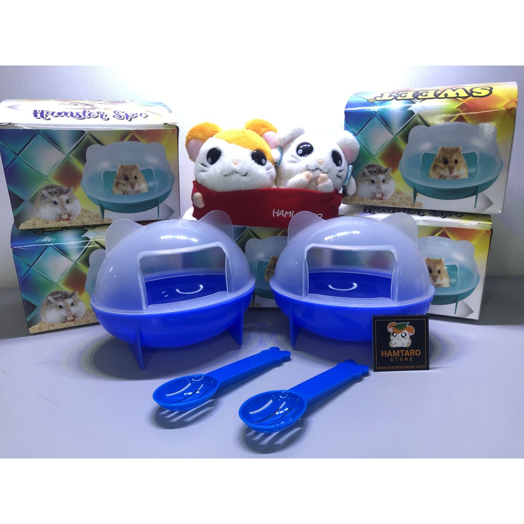 Hamster Spa Hamster Bathub , Toilet Hamster Plus Skop kotoran