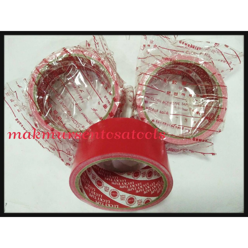 

PLAKBAN KAIN MERAH/CLOTH TAPE RED 2