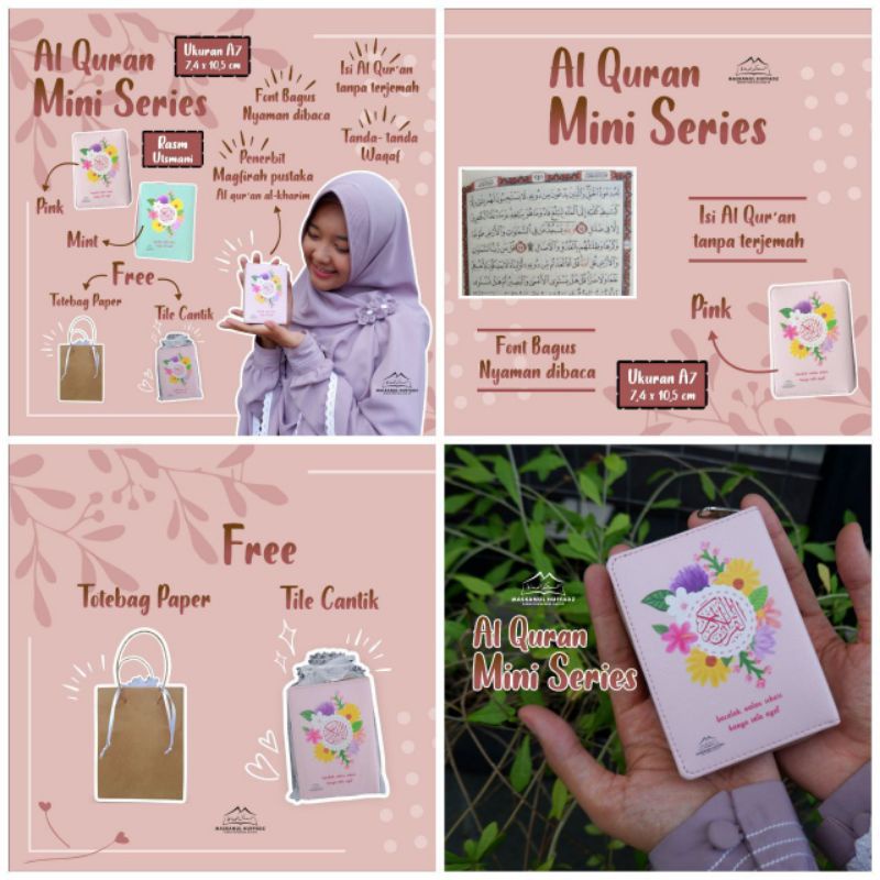 Al Quran Mini Al Quran Kecil Al Quran Perempuan Al Quran Saku Al Quran Lucu