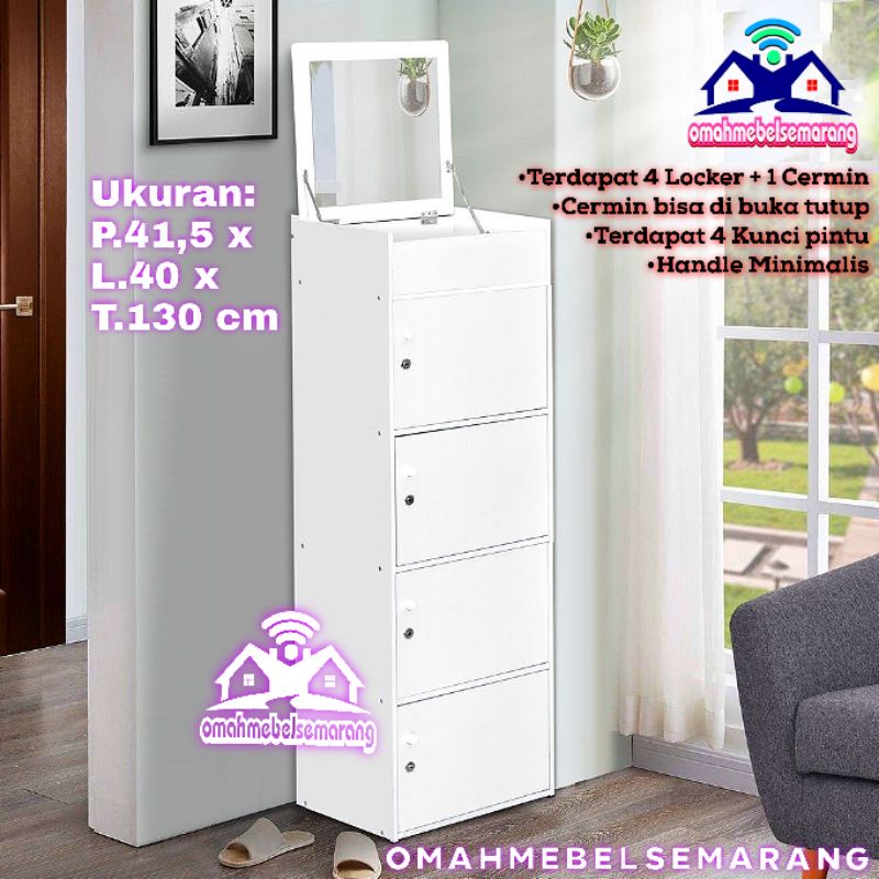 Jual Lemari Locker Pintu Cermin Night L C Almari File Rak Serba