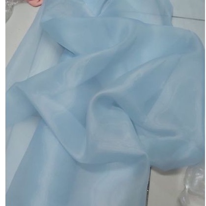 Kain Organza Polos / Organza Premium / Organza Silk Premium / Bahan Organza Grade A