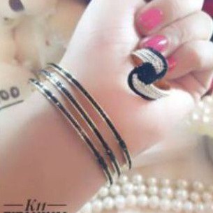 Titanium Gelang dan Cincin 1234q