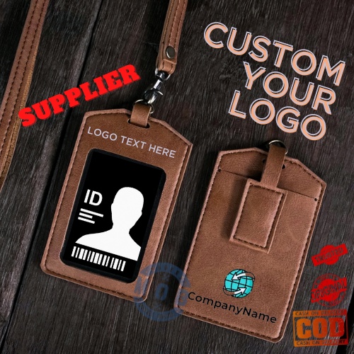 

Name Tag Kulit Name Tag Holder Kulit Id Card Holder Name Kulit Souvenir Kantor Custom Nama dan Logo
