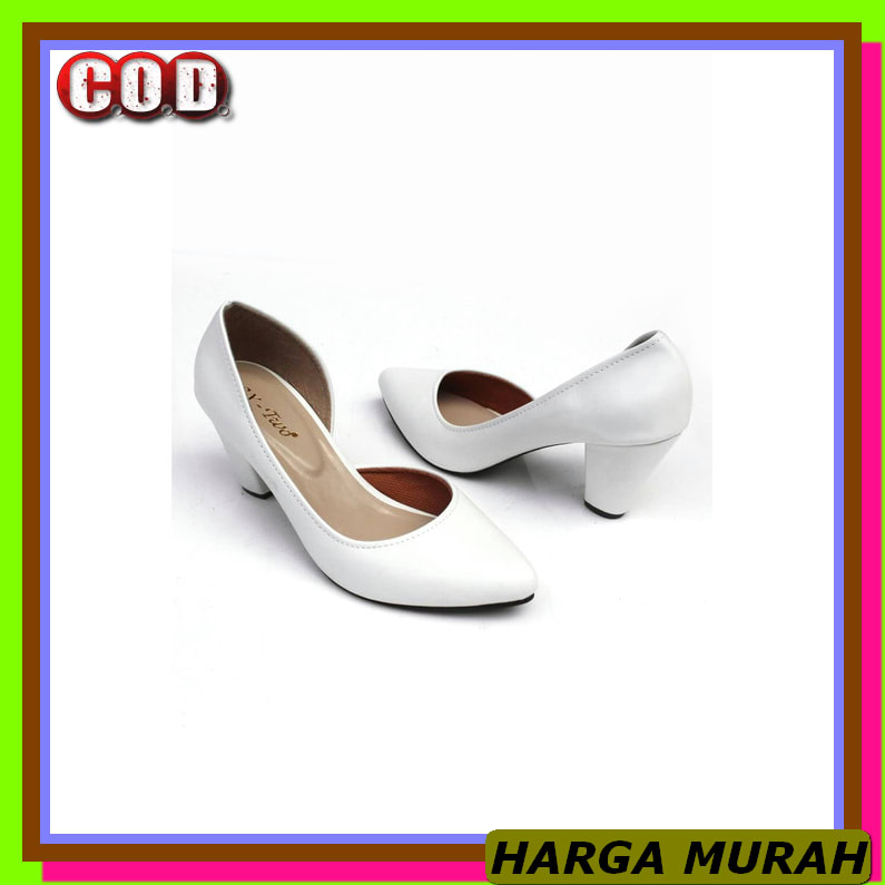 Sepatu High Heels Hak Tinggi Wanita Cewek Perempuan Import Korea  IW633 Big Heels Pantofel Jolies Ja