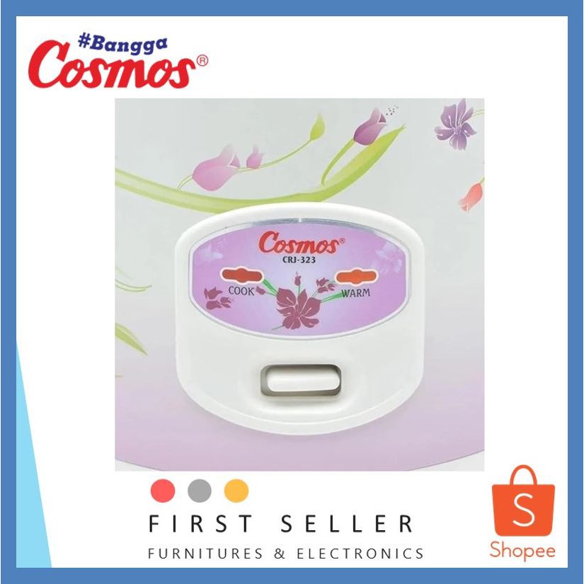 RICE COOKER / MAGIC COM COSMOS CRJ-323S / CRJ 323 S - 1,8 LITER ( 1,8L ) ORIGINAL ORI 100% TERMURAH