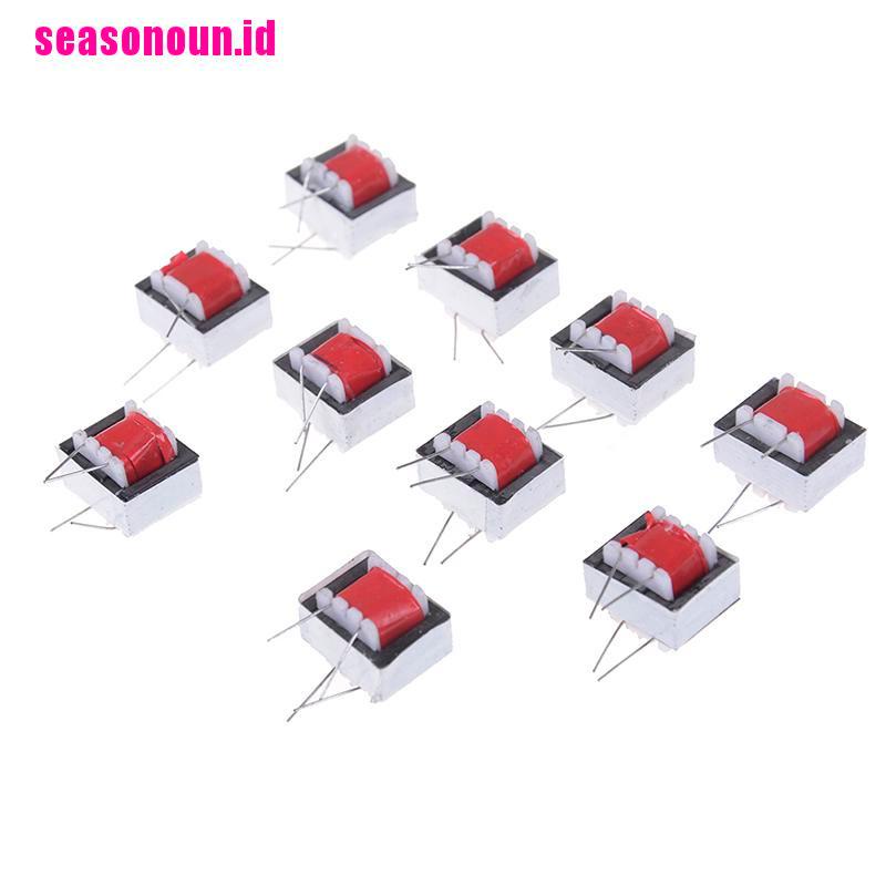 10pcs audio transformer 600: 600 ohm 1: 1 EI14 Isolasi transformer