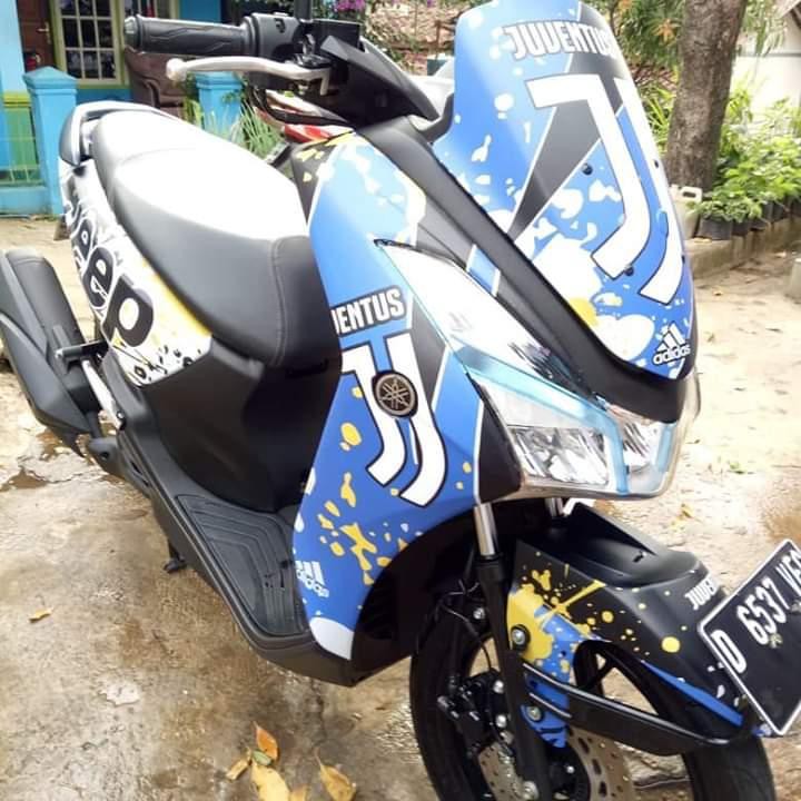 Stiker Motor Lexi Juventus Blue Grade A Shopee Indonesia