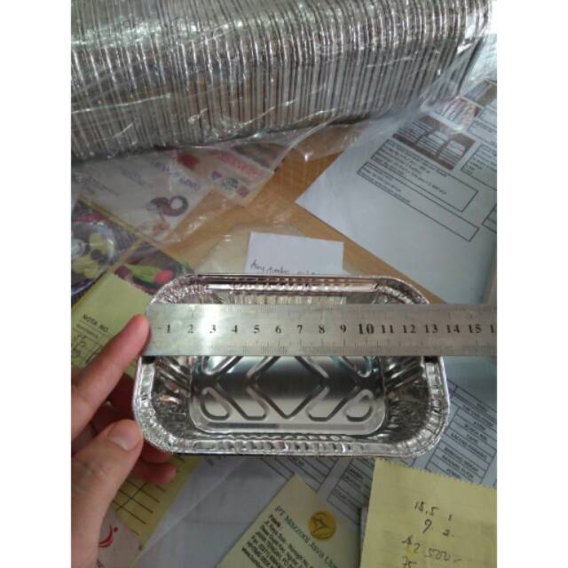 Aluminium Foil Cup OX250 10pcs/Tutup Alufoil OX250 10pcs/Aluminium Foil Cup 250ml/Wadah Lasagna