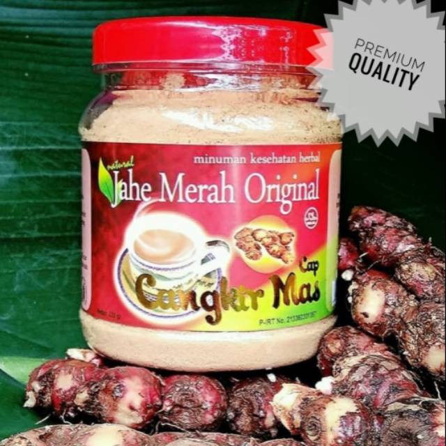 

Cangkir Mas Minuman kesehatan Imun tubuh Jahe Merah Herbal