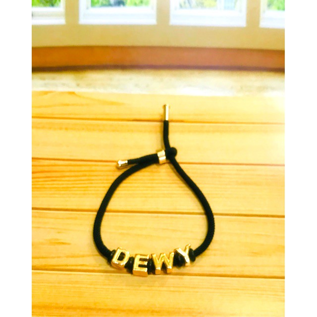 New Item! Gelang nama gelang inisial gelang tali hongkong gelang alphabet Baru!