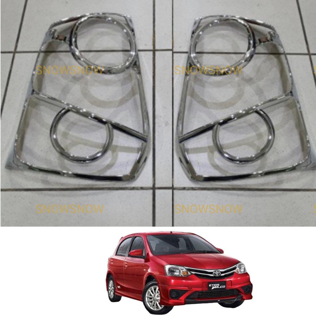 Garnish Lampu Belakang Toyota Etios Chrome